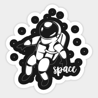 Astrospace fall Sticker